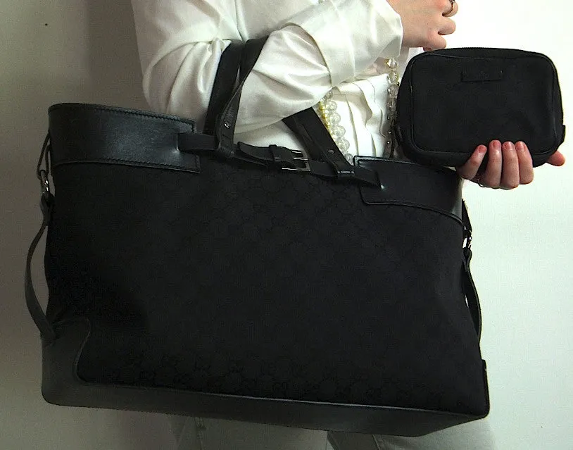 Authentic Gucci Large Logo Tote