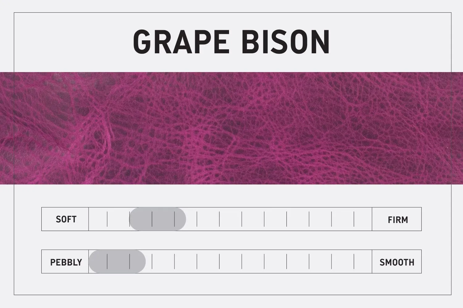 AVERY LEATHER TOTE BAG - LARGE - GRAPE BISON