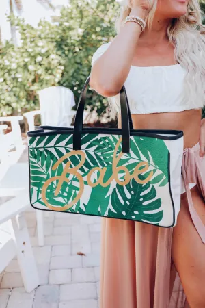 Babe Palm Tree Tote