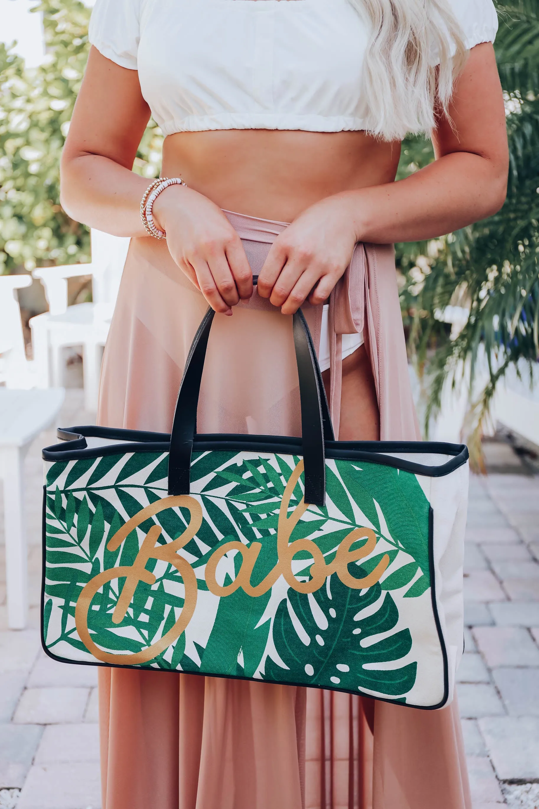 Babe Palm Tree Tote