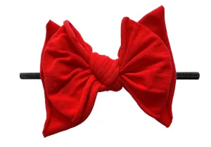 Baby Bling Cherry / Black FAB-BOW-LOUS Skinny Headband
