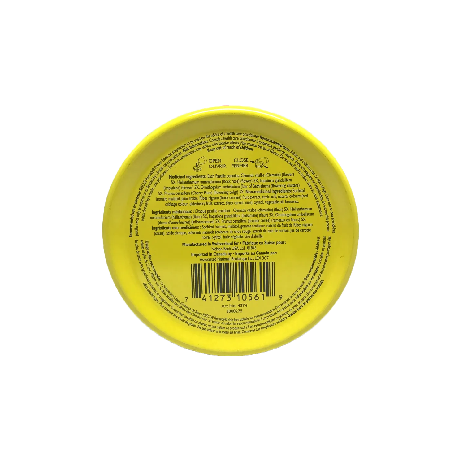 Bach Rescue Pastilles-Black Currant 50g