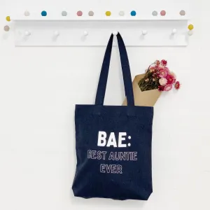 Bae Best Auntie Ever Tote Bag
