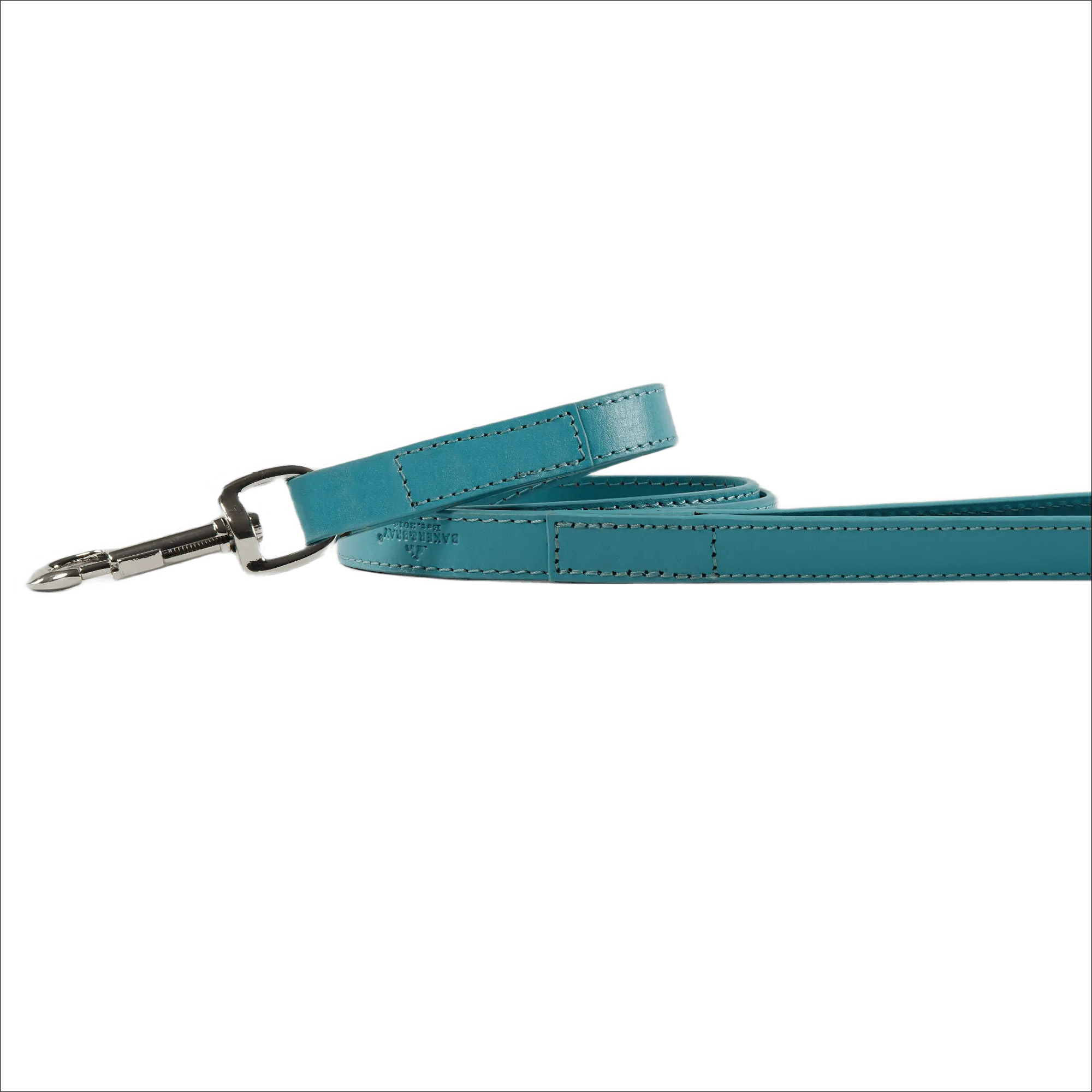 Baker & Bray Sustainable Designer Leather Dog Lead | Lagoon