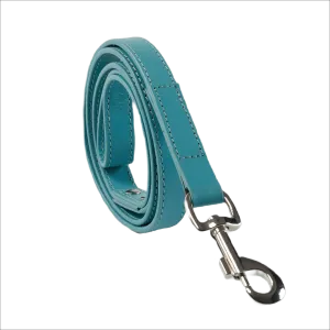 Baker & Bray Sustainable Designer Leather Dog Lead | Lagoon