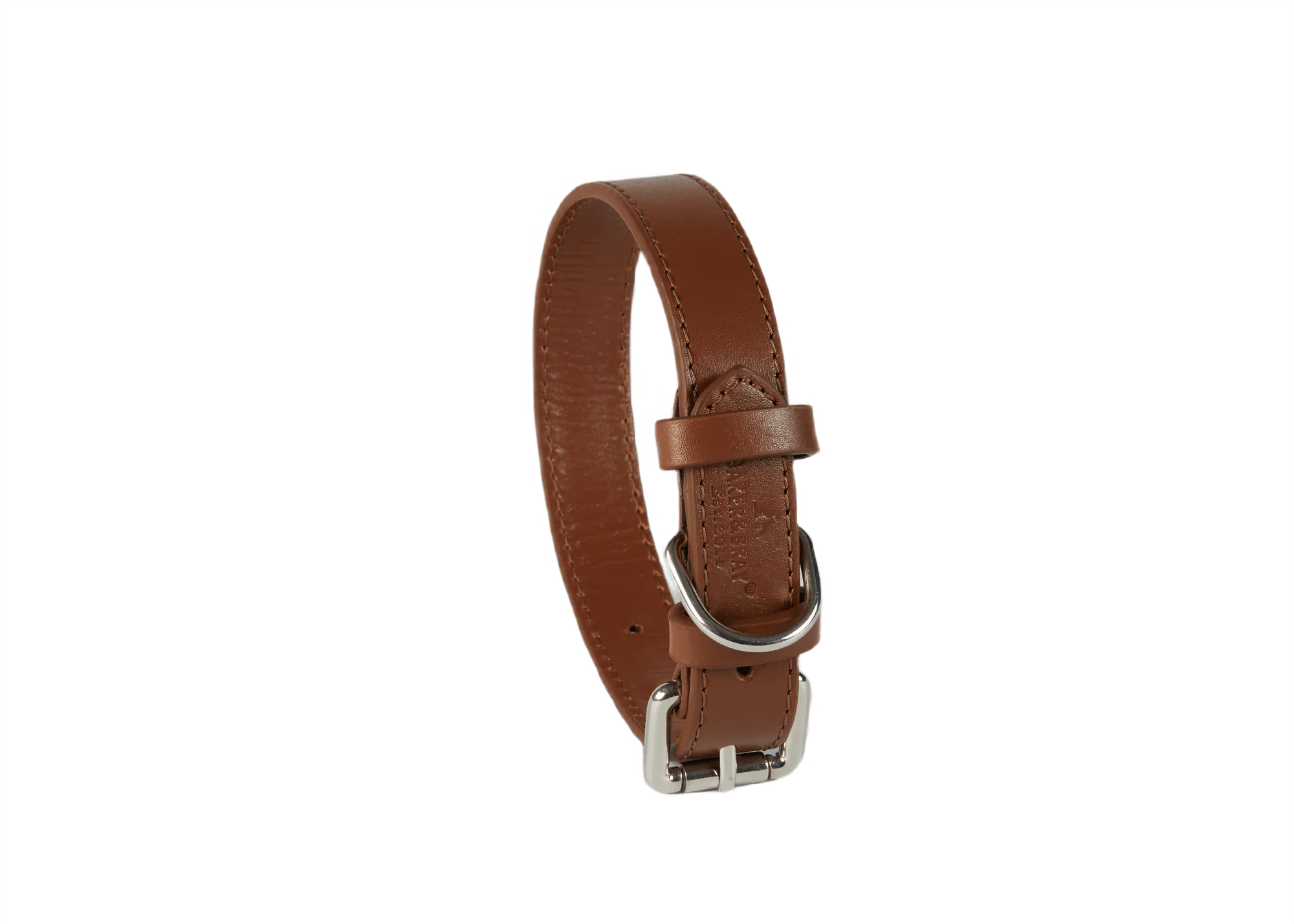 Baker & Bray Sustainable Leather Dog Collar | Brown