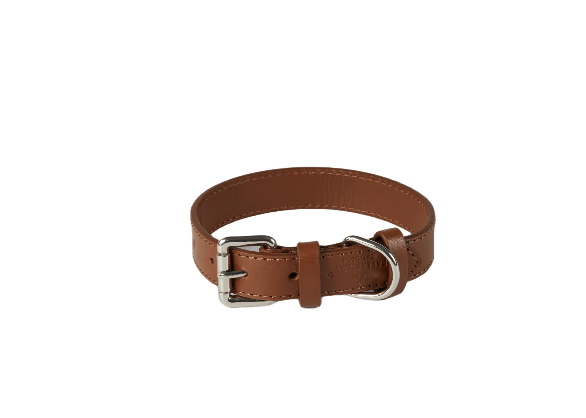 Baker & Bray Sustainable Leather Dog Collar | Brown