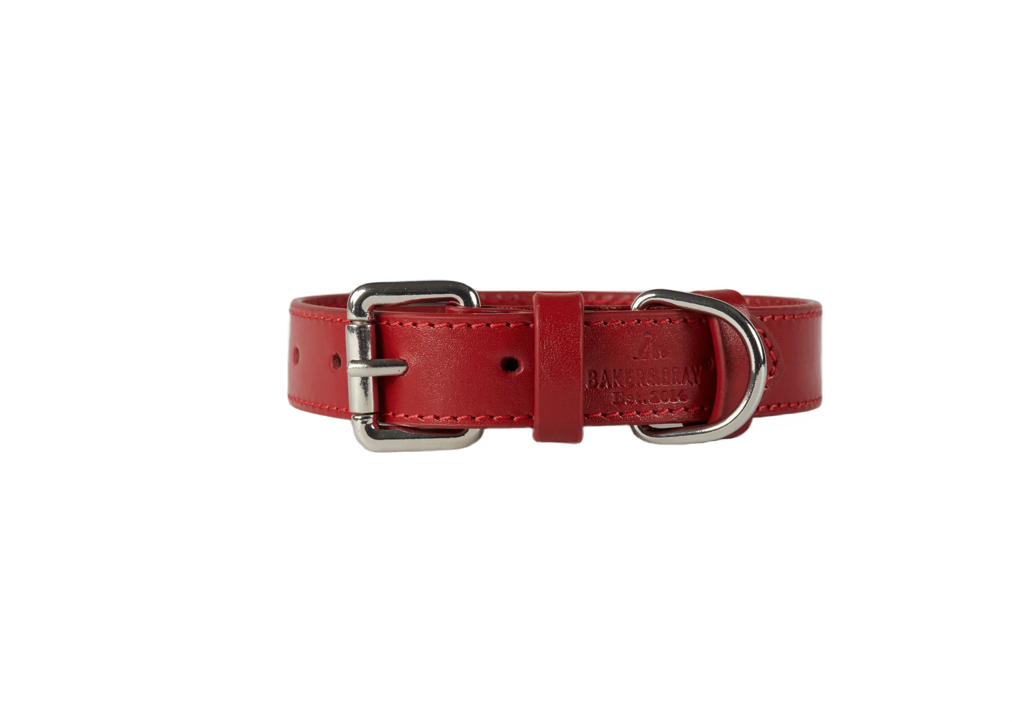 Baker & Bray Sustainable Leather Dog Collar | Rose