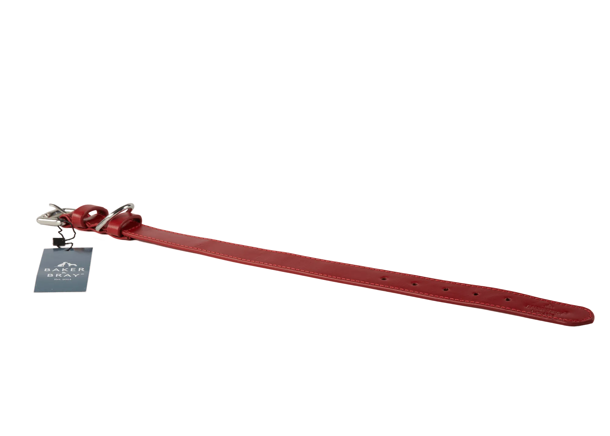 Baker & Bray Sustainable Leather Dog Collar | Rose