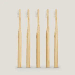 Bamboo Toothbrushes / Pack of 5