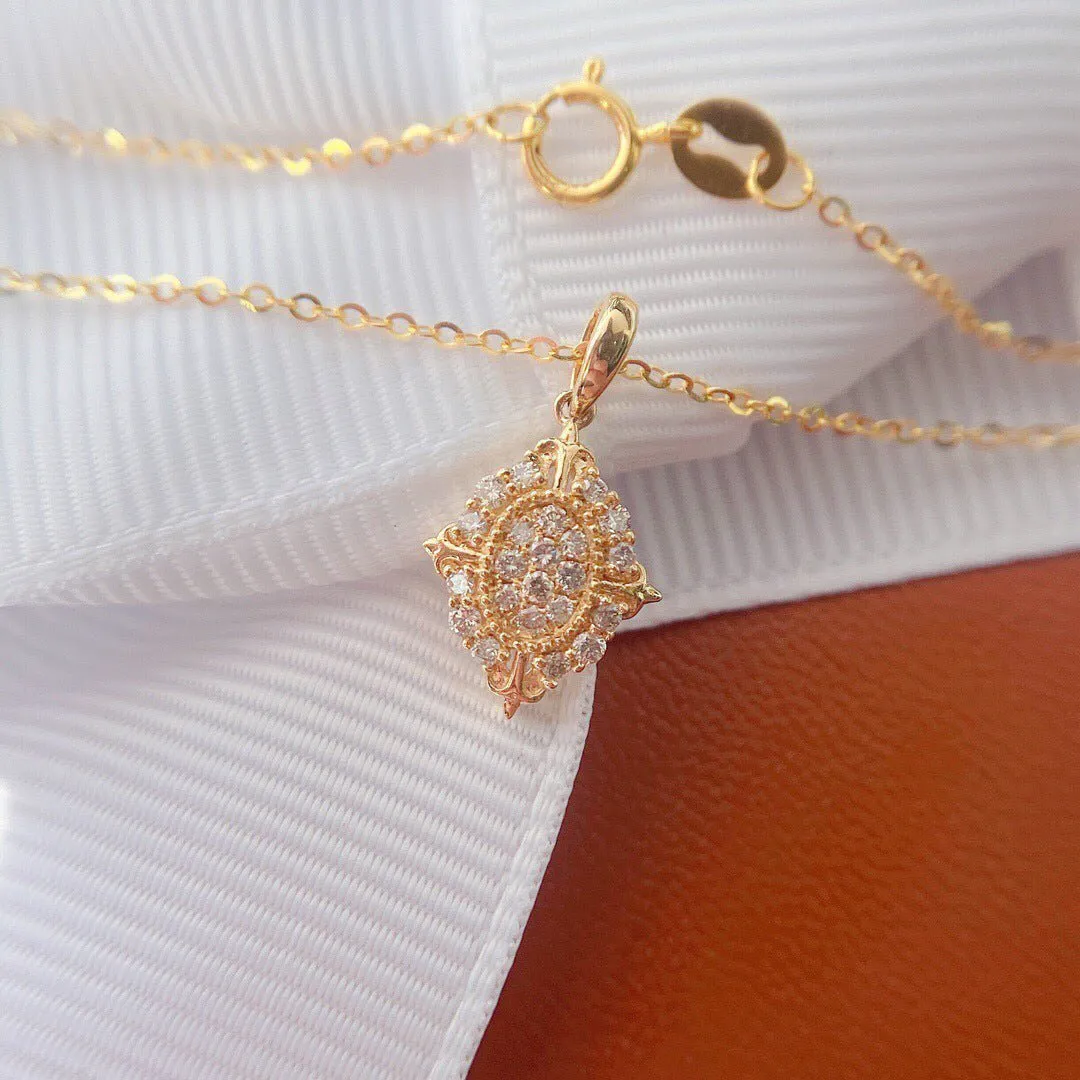 Baroque Necklace - Sonia (Solid Silver)
