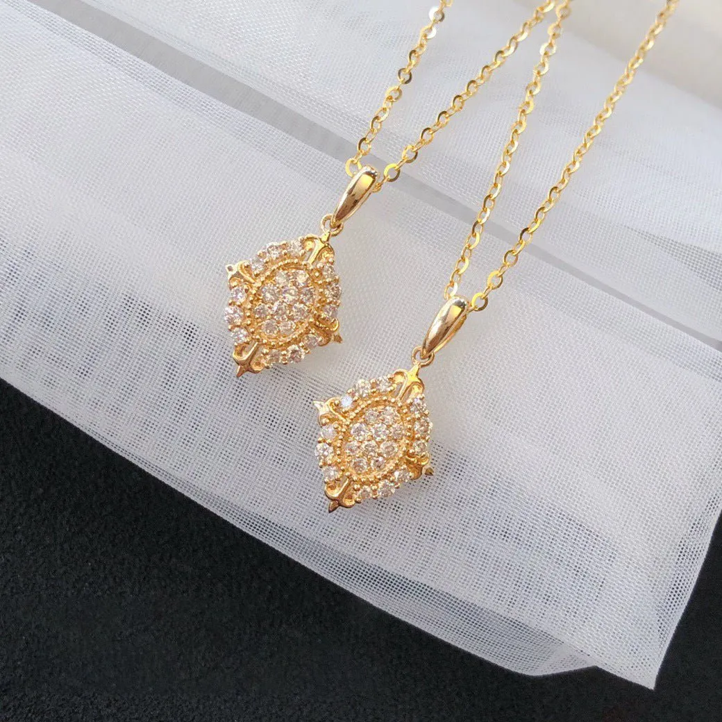 Baroque Necklace - Sonia (Solid Silver)