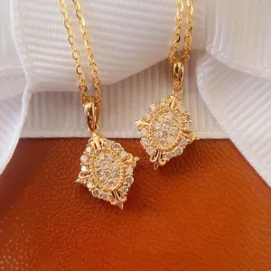 Baroque Necklace - Sonia (Solid Silver)