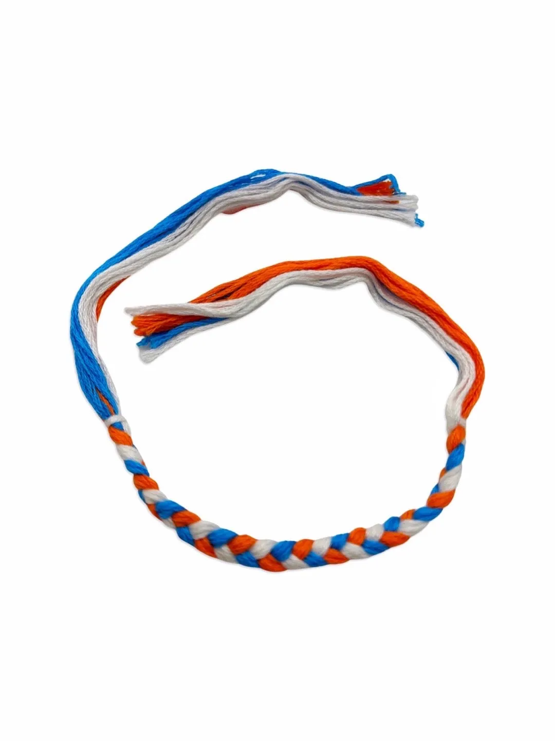 Beautiful Simple Braided Rakhi Multicolor Thread Rakhi For Raksha Bandhan