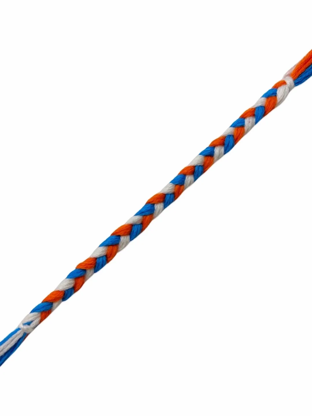 Beautiful Simple Braided Rakhi Multicolor Thread Rakhi For Raksha Bandhan