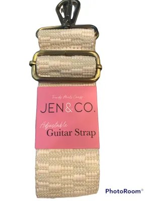 Beige Guitar Strap for Handbag