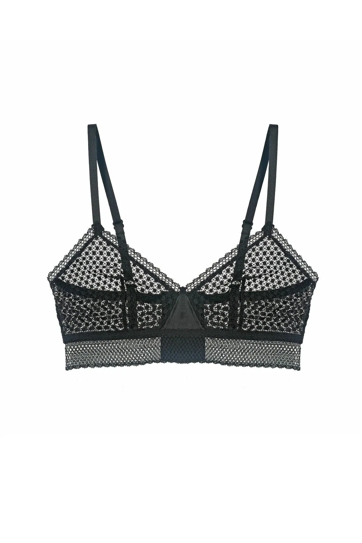 Bella Soft Cup Triangle Bra - Black