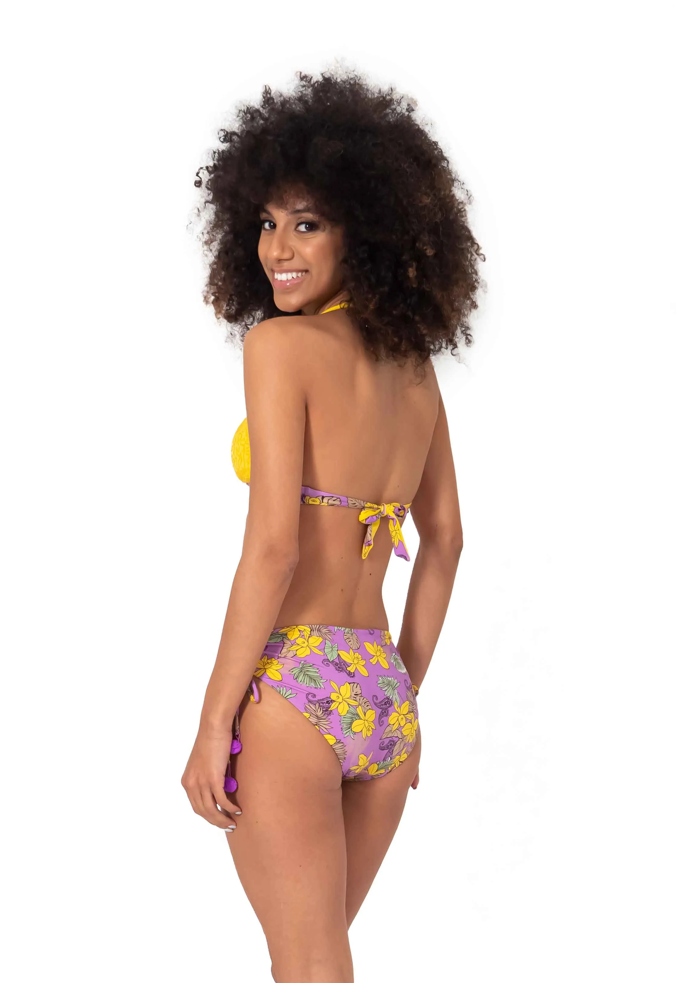 Bikini con allacciatura al collo Fragola Rave