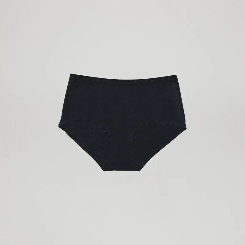 BioTracker High-Waisted Full Brief - Black