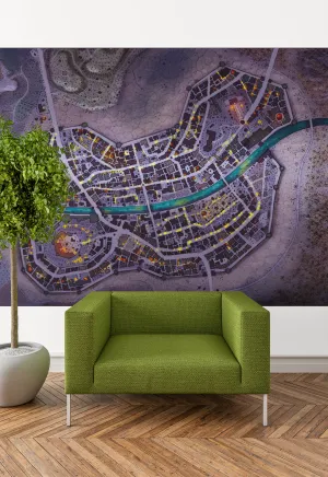 Black Bat City Fantasy Map