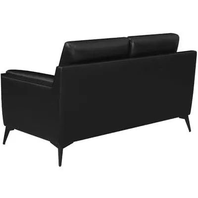 Black Modern Loveseat