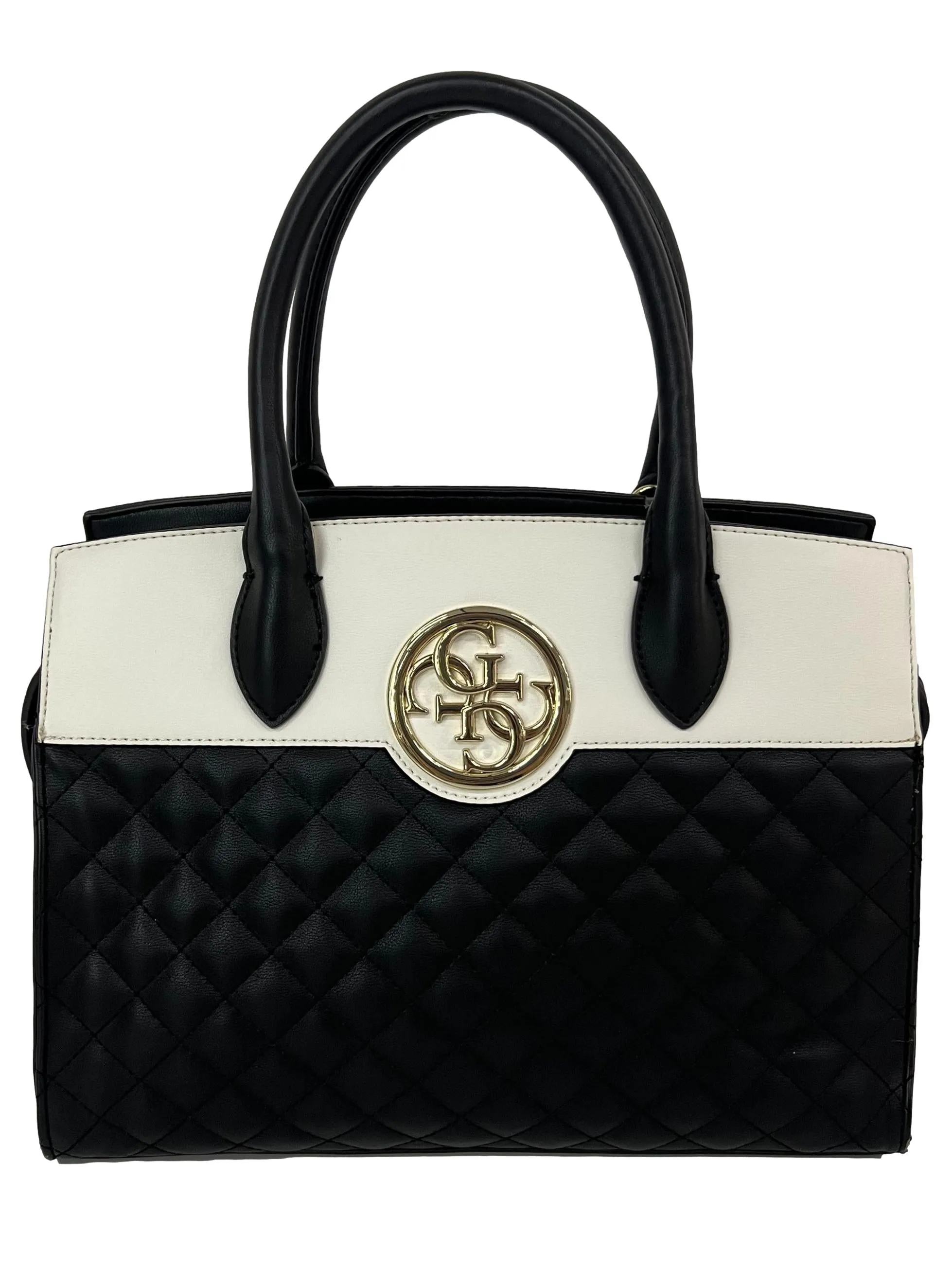 Black Pu Leather Handbag