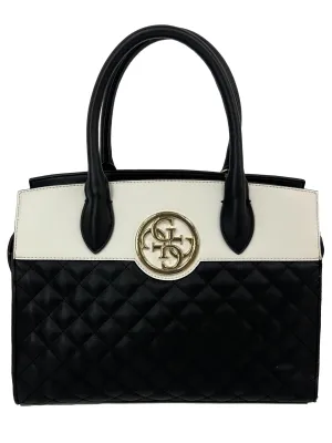 Black Pu Leather Handbag