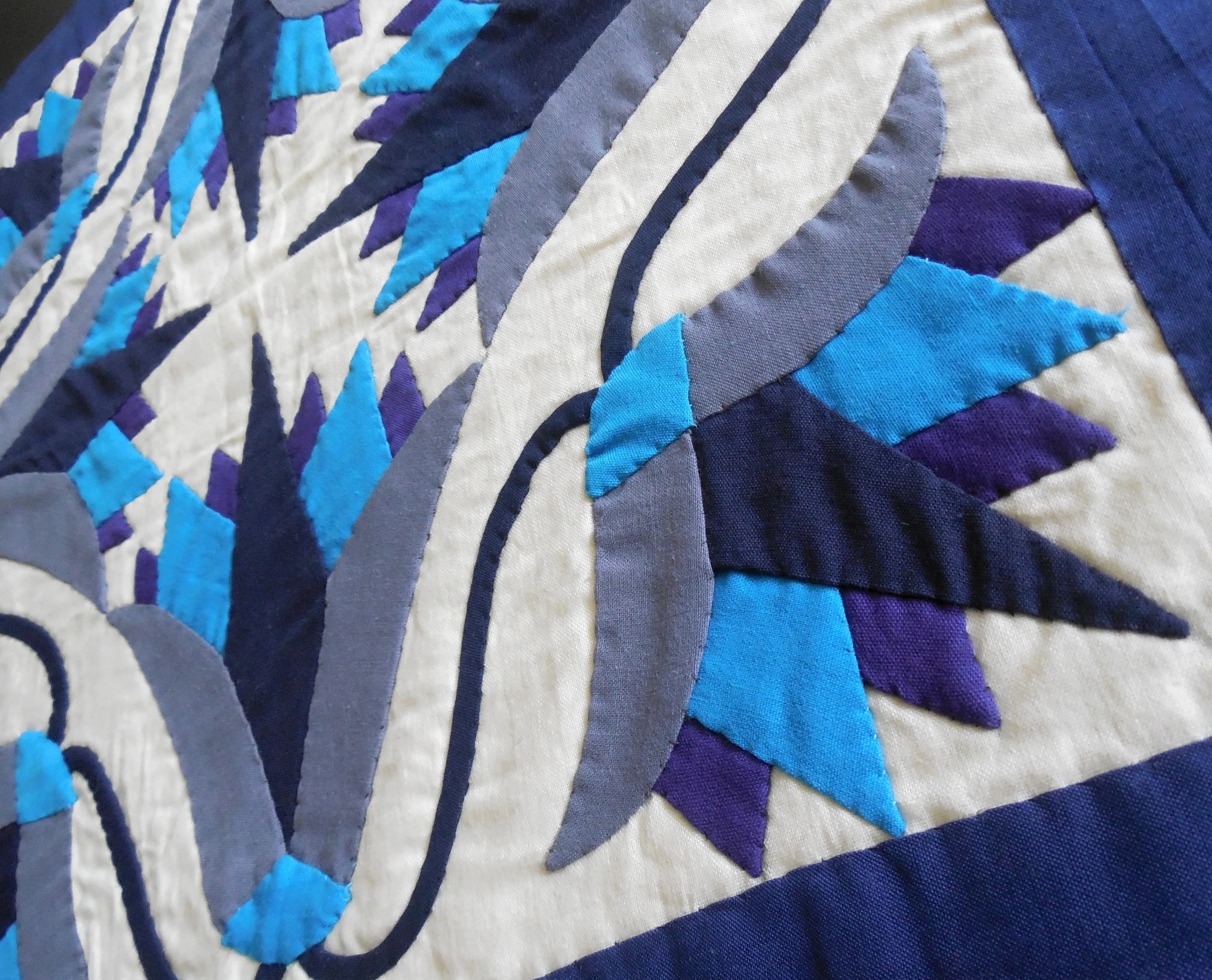 Blue Lotus | Handmade Pillow