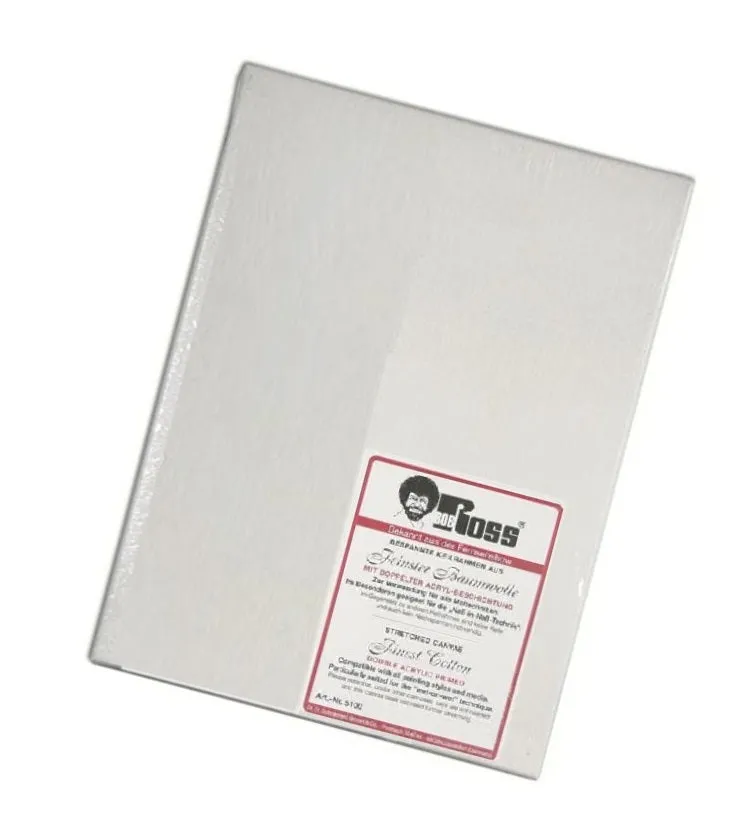 Bob Ross STRETCHED CANVAS - 40 x 50 cm (approx. 16 x 20") HALF PRICE!