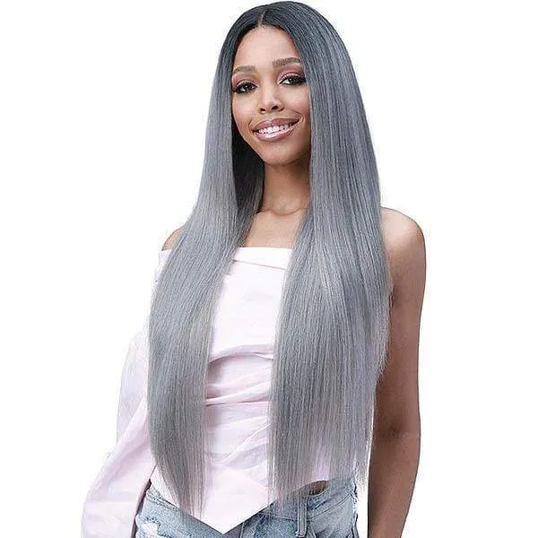 Bobbi Boss Miss Origin Human Hair Blend 13X6 Frontal Lace Wig - MOGLWST32 NATURAL STRAIGHT 32