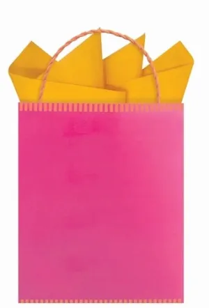 Boho Two-Tone Kraft Tote