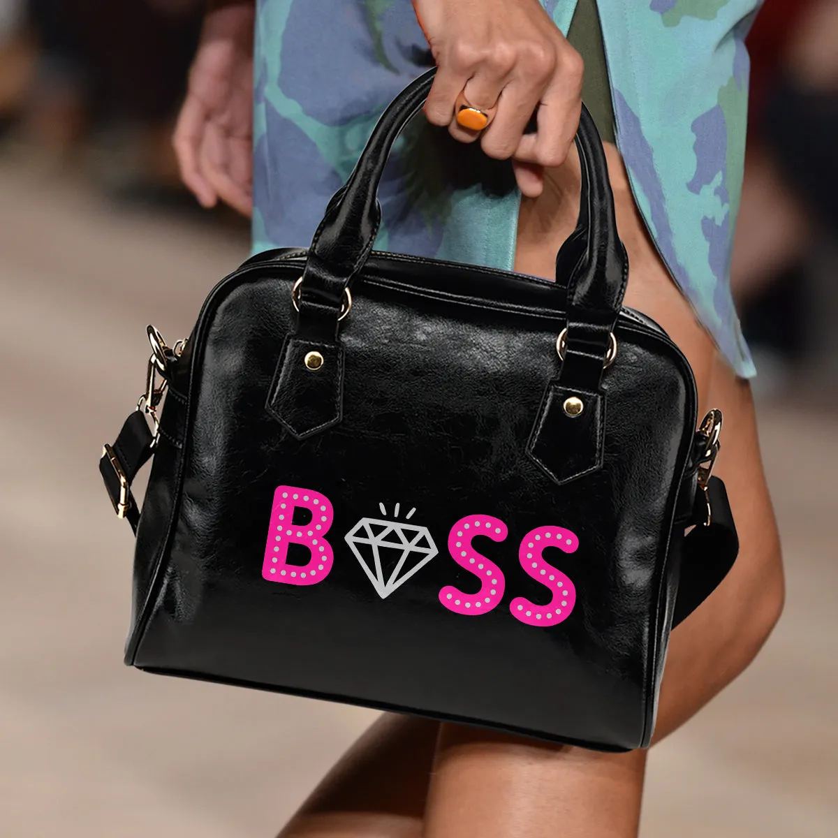 BOSS Diamond Handbag