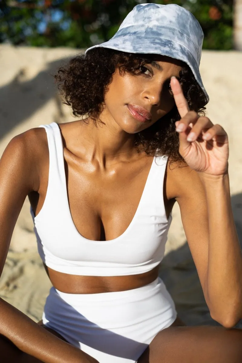 Bronte Bikini Top // White // Sustainable