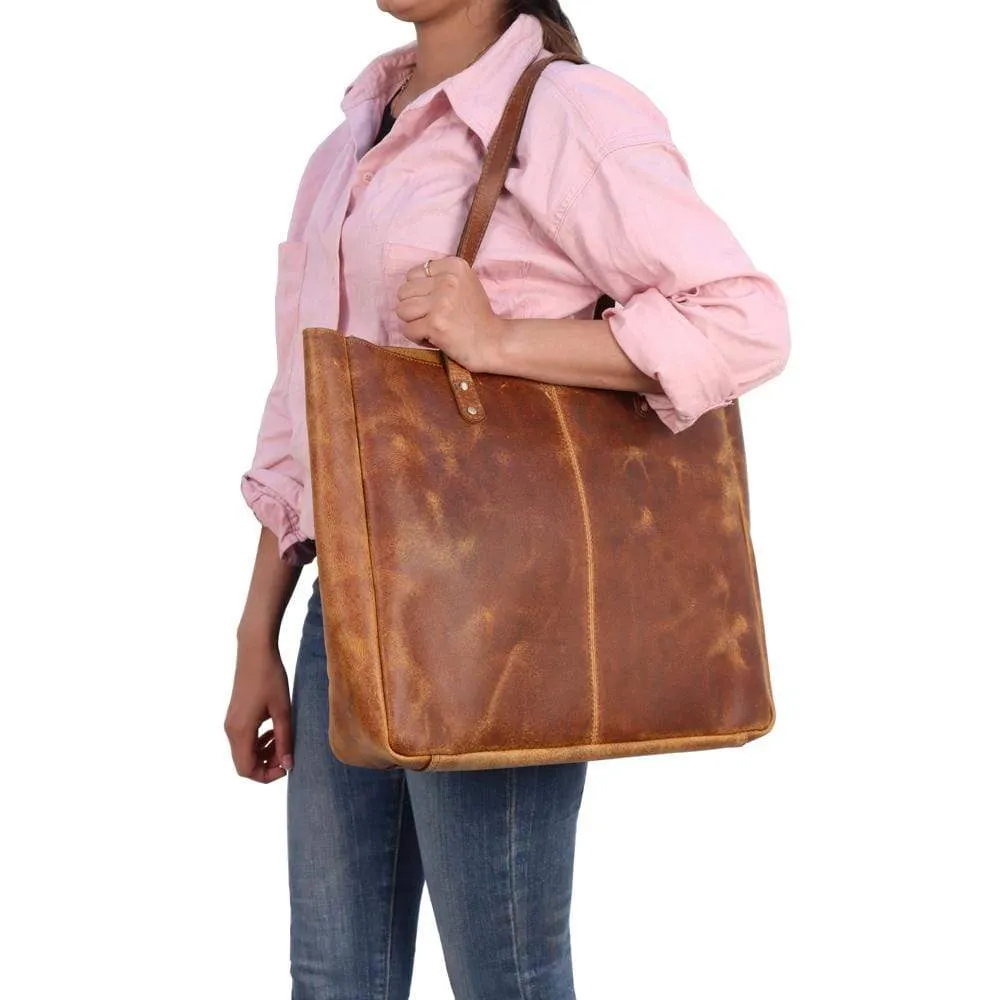 Buffalo Leather Tote