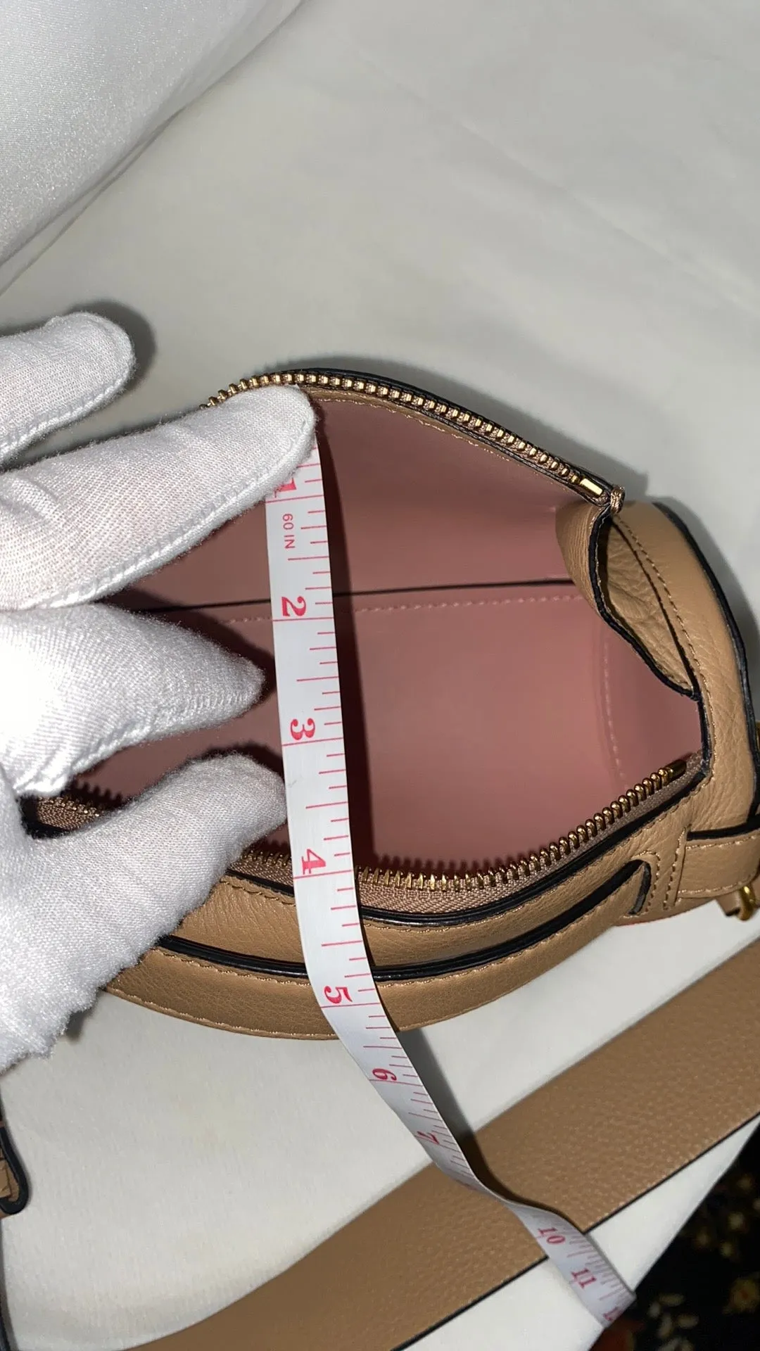 BURBERRY THE EKD LEATHER BARREL BAG IN NEUTRALS/MULTI