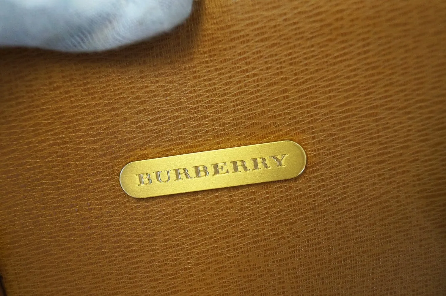 Burberry Tote Bag - BURBERRY Handbag Satchel Leather Coated Canvas