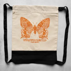 Butterfly ATX Canvas Drawstring Bag