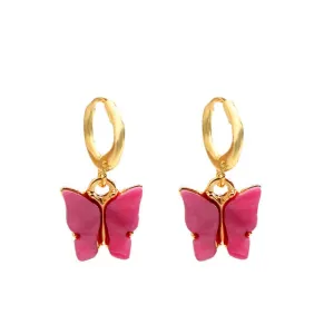 Butterfly Drop Earrings