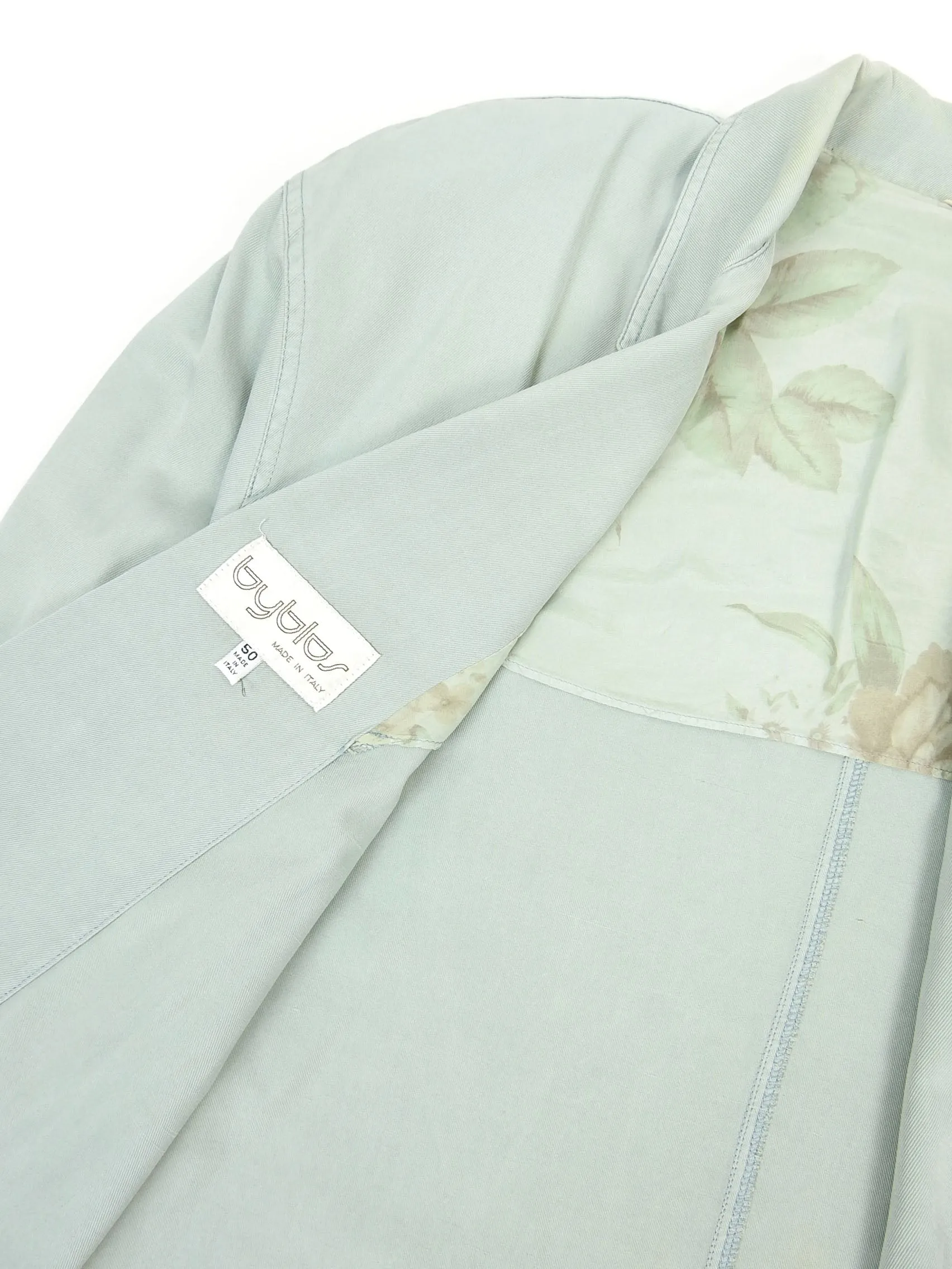 Byblos Vintage Silk 2 Piece Suit Size 50