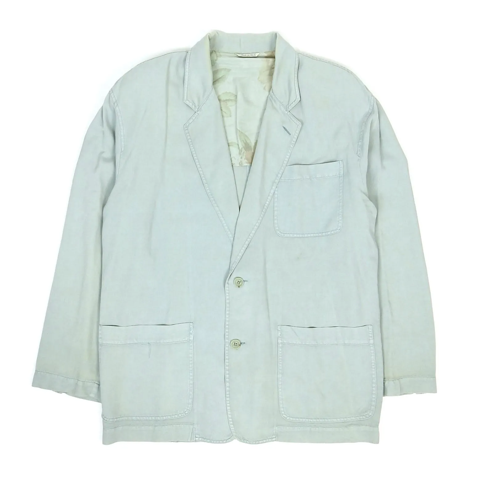 Byblos Vintage Silk 2 Piece Suit Size 50