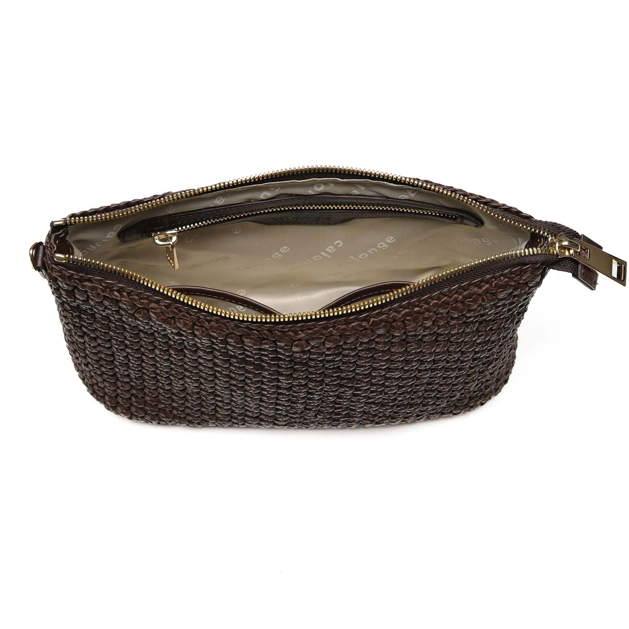 CA 1414 - SHOULDER BAG - DARK BROWN