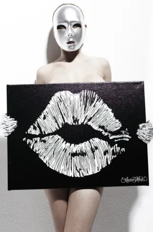 Canvas Lips Art