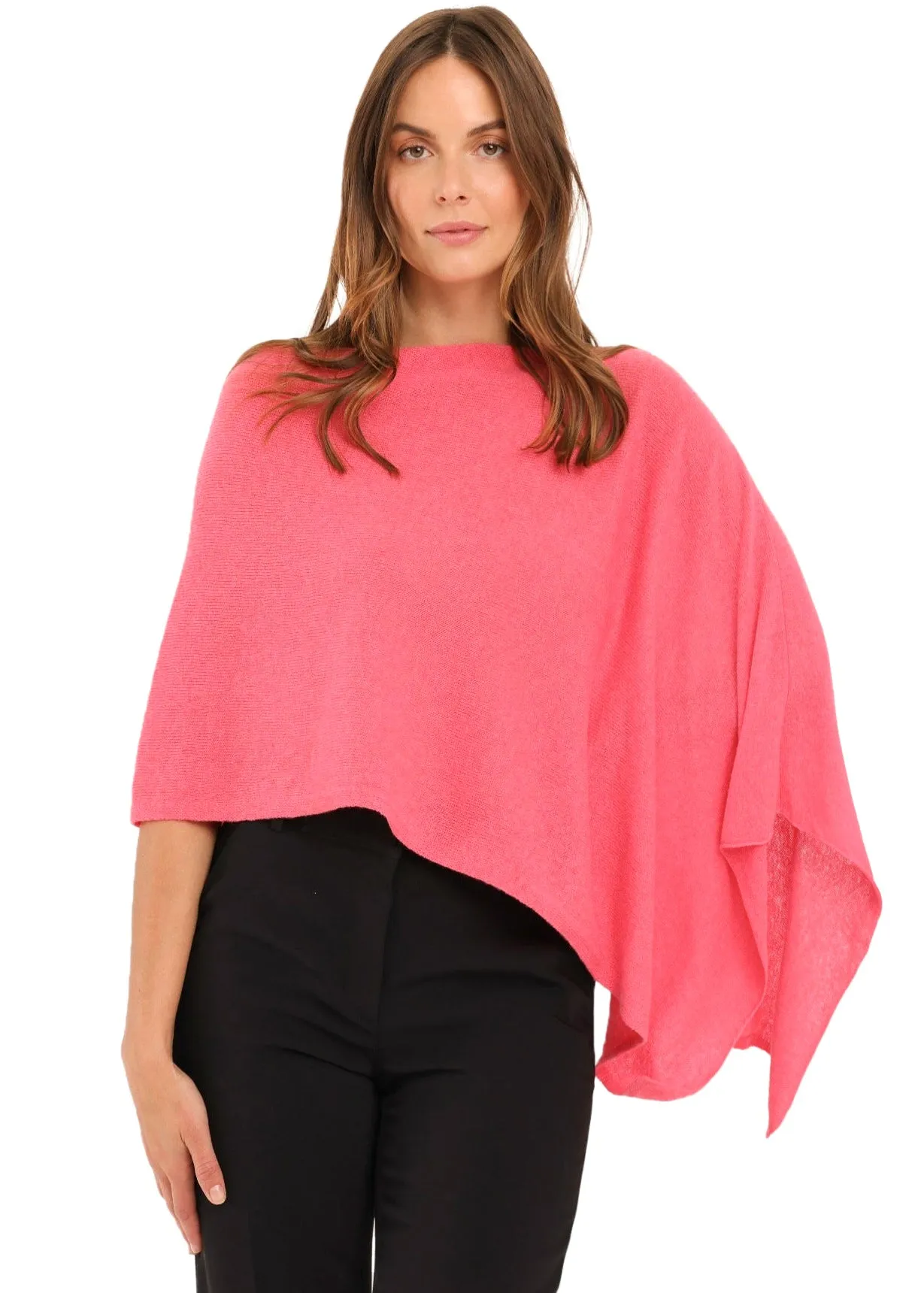 Cashmere Topper - Coral Reef
