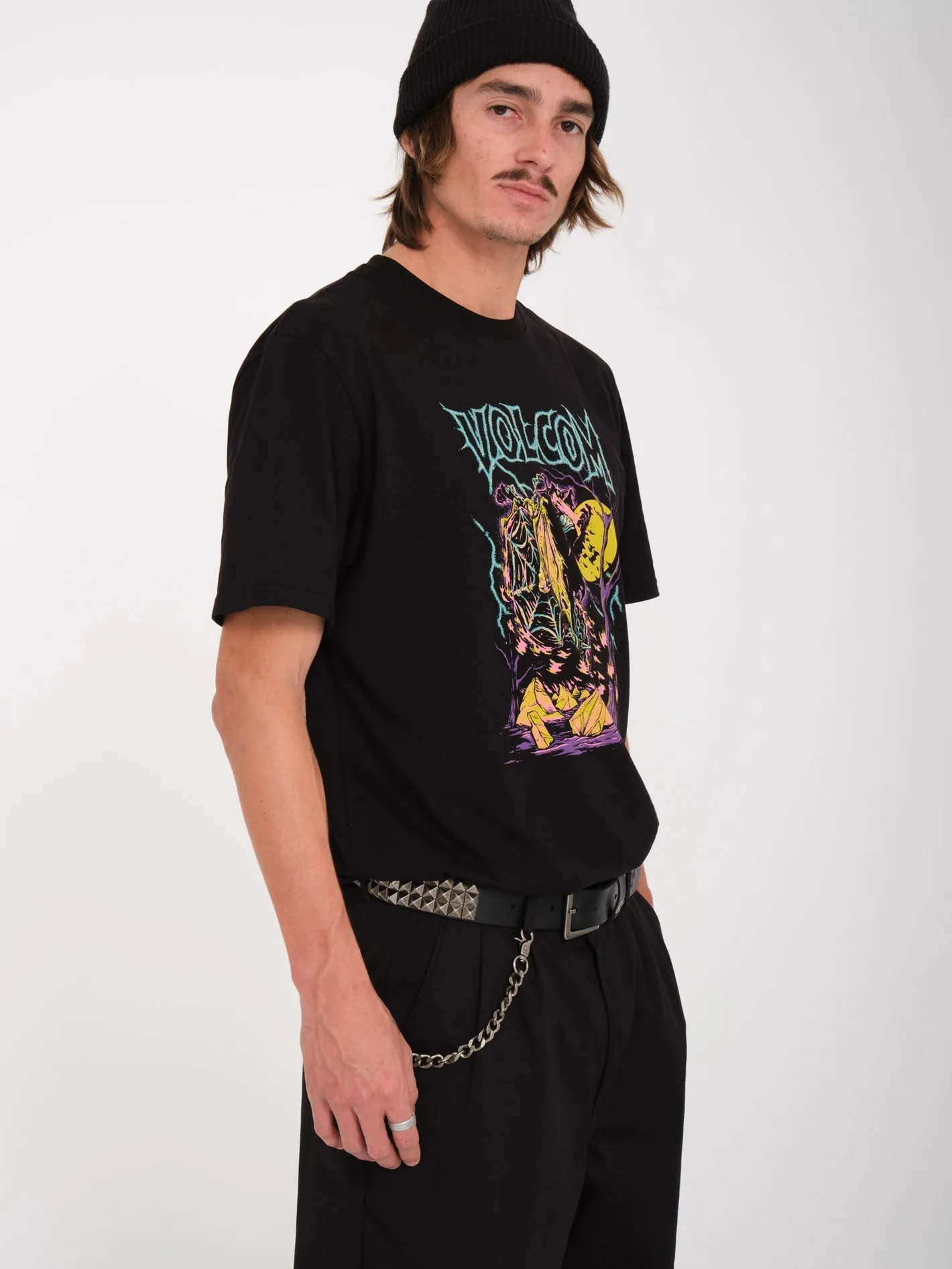 Ceinture V Ent Leather - BLACK