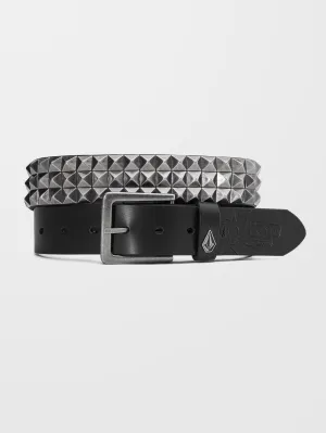 Ceinture V Ent Leather - BLACK