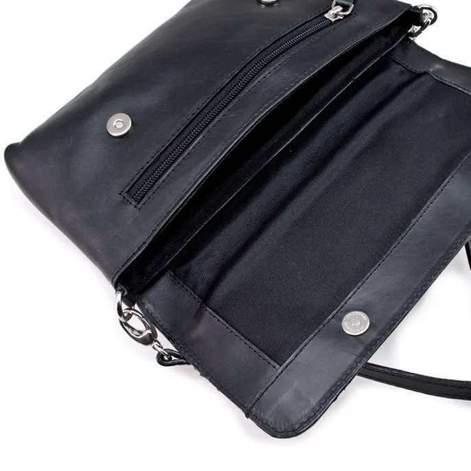Celtic Knot Leather Clutch Bag