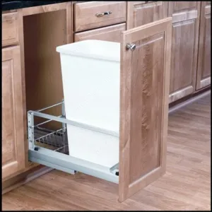 Centre de recyclage coulissant à bac simple Rev-A-Shelf
