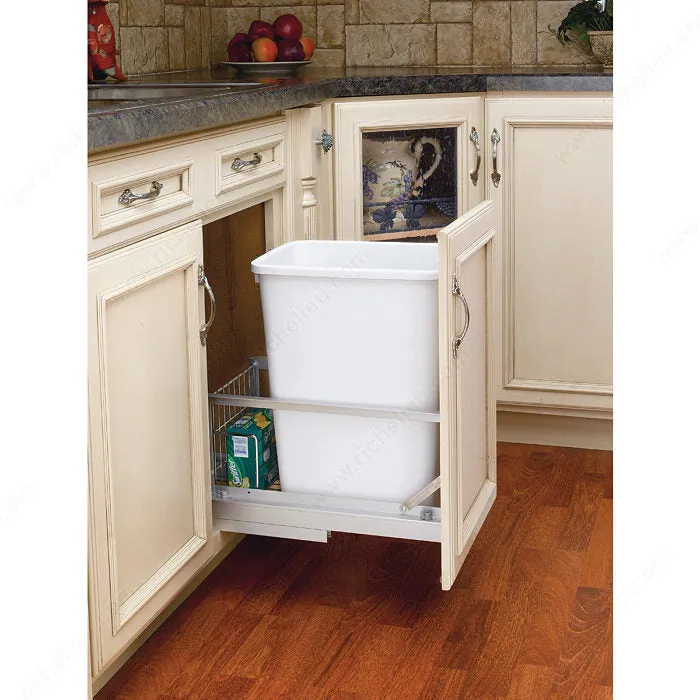 Centre de recyclage coulissant à bac simple Rev-A-Shelf