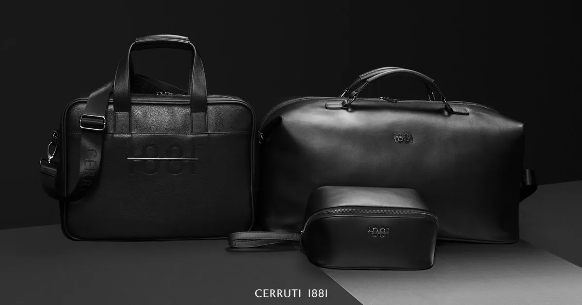 Cerruti 1881 NTR012A-Reporter bag Irving Black