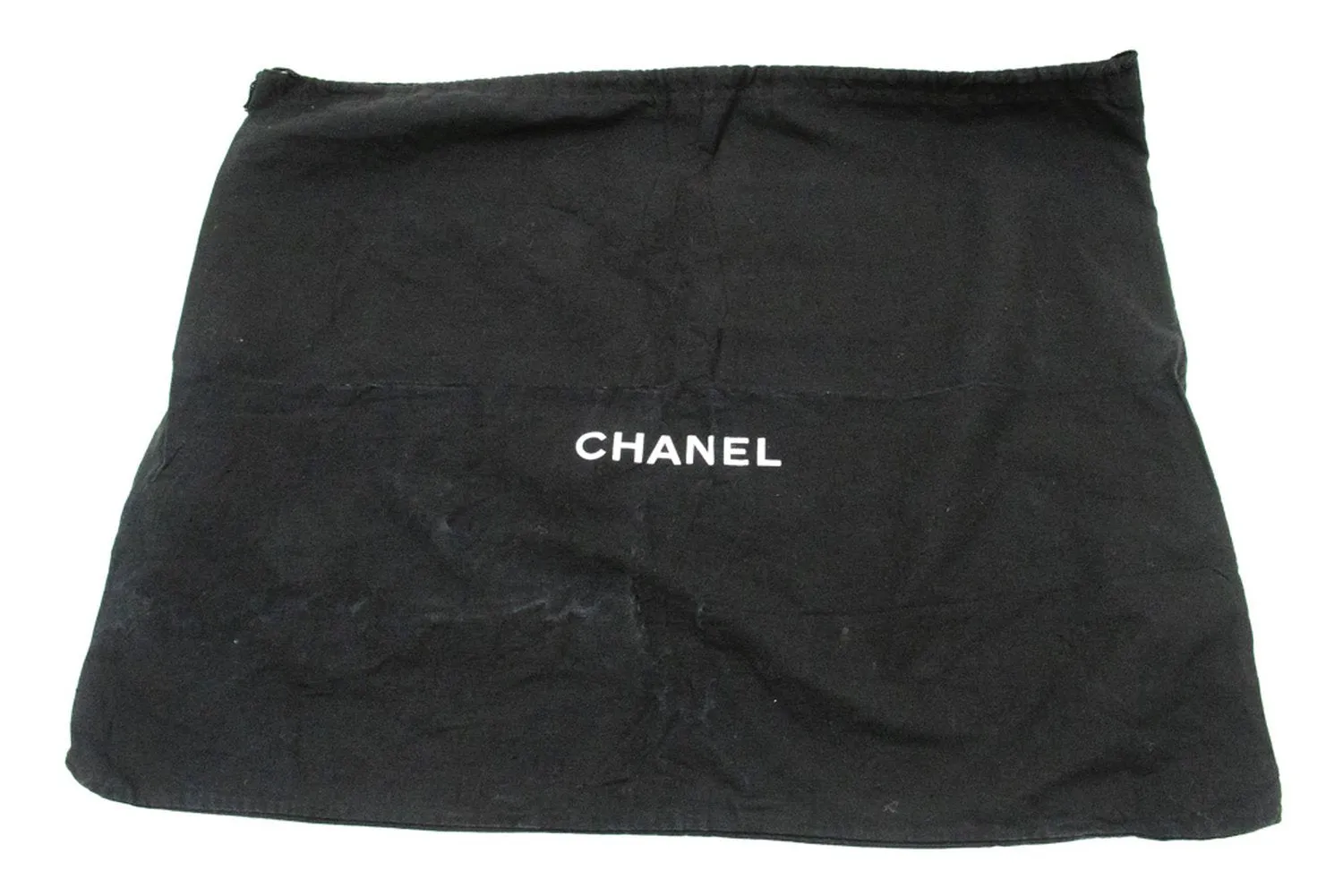 CHANEL Caviar Handbag Top Handle Bag Kelly Black Flap Leather Gold n39